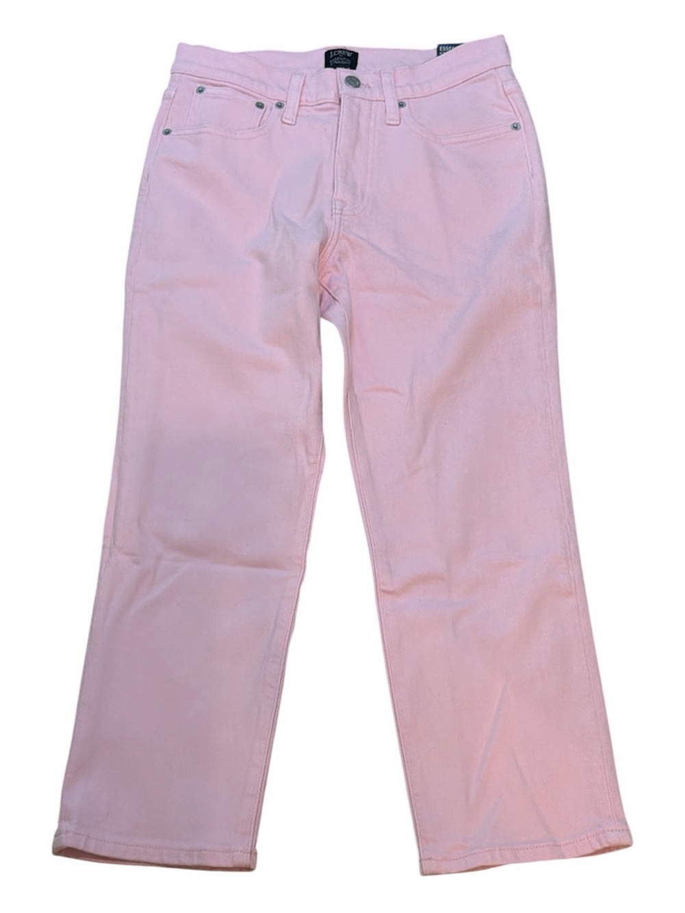 J. Crew Pink Essentials Straight Jean. Size 26P. NWT - Picture 3 of 5
